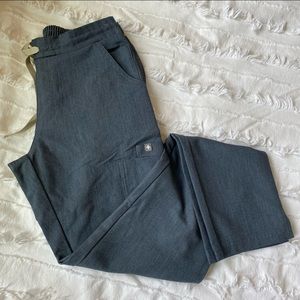 Figs Heather Denim Yola Bottoms XXS